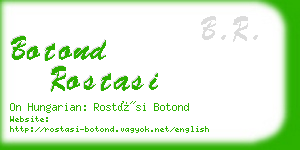 botond rostasi business card